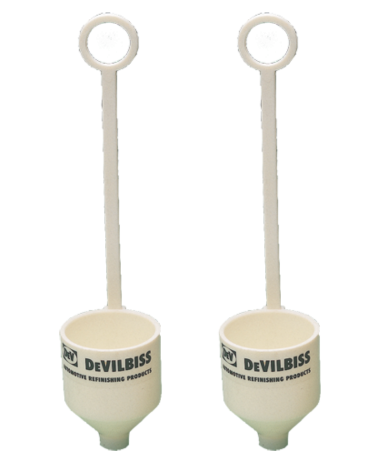 Set 2 cupe pentru verificat vascozitatea vopselei DE VILBISS 7000-114-K2, standard Ford 4, pentru vopsele auto si industriale
