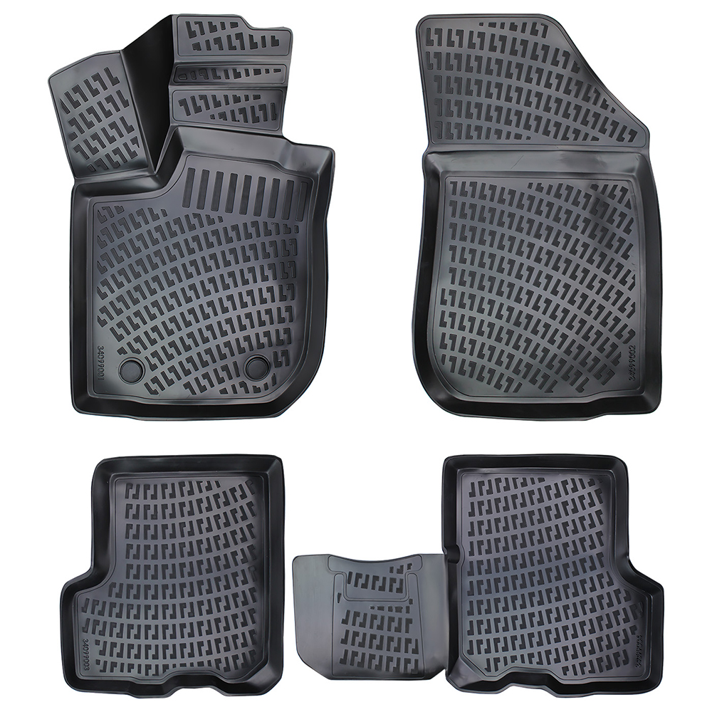 Set covorase auto din cauciuc UMBRELLA 58112, pentru Dacia Logan II MCV 2012, negru