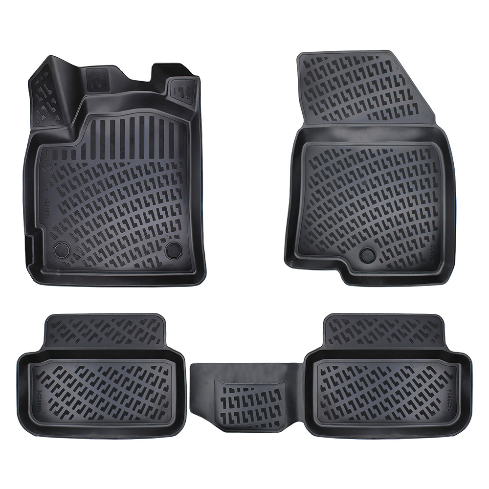 Set covorase auto din cauciuc UMBRELLA 58128, pentru Dacia Sandero Stepway Comfort 2020, negru