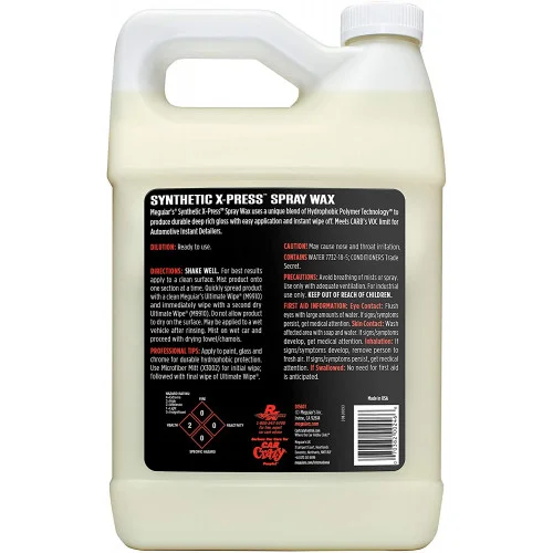 Ceara lichida MEGUIARS Synthetic X-Press Spray Wax D15601MG, 3.78 litri