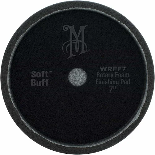 Burete fin polish MEGUIARS Rotary Foam Finishing Pad WRFF7MG, 178 mm, neted, prindere velcro