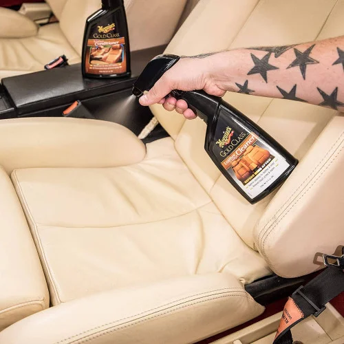 Solutie curatare piele si vinil MEGUIARS Gold Class Leather and Vinyl Cleaner G18516MG, 473 ml