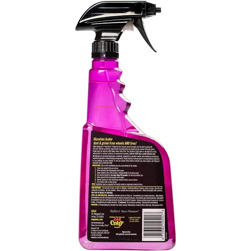 Solutie curatare jante MEGUIARS Hot Rims All Wheel and Tire Cleaner G9524, 710 ml