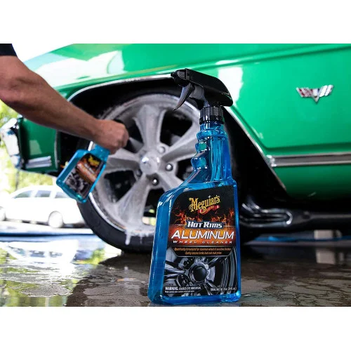 Solutie curatare jante aluminiu MEGUIARS Hot Rims Aluminum Wheel Cleaner G14324MG, 710 ml