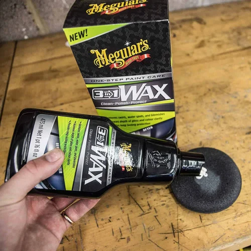 Ceara polish auto MEGUIARS 3 in 1 Wax G191016, 473 ml