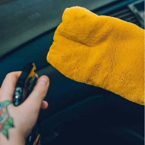 Manusa microfibre MEGUIARS Detailing Mitt Gant Microfibre X1804EUMG, pentru interior, exterior si sticla