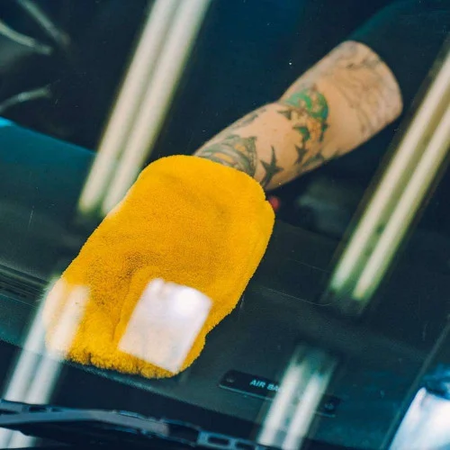 Manusa microfibre MEGUIARS Detailing Mitt Gant Microfibre X1804EUMG, pentru interior, exterior si sticla