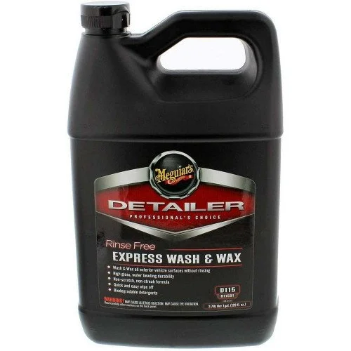 Sampon auto MEGUIARS Rinse Free Express Wash and Wax D115 D11501MG, 3.78 litri