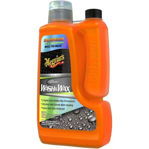 Sampon auto cu ceara MEGUIARS Hybrid Ceramic Wash and Wax G210256MG, 1.66 litri