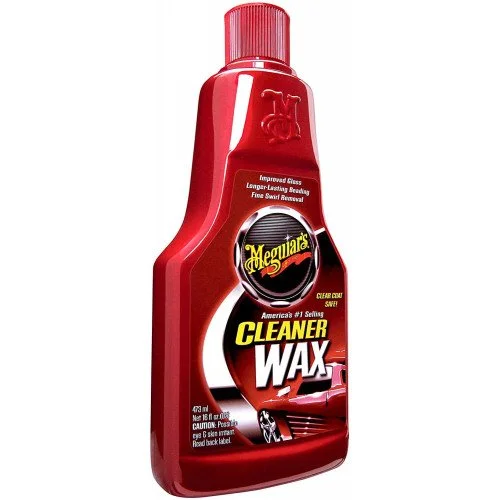 Solutie curatare vopsea auto MEGUIARS Cleaner Wax Liquid A1216MG, 473 ml