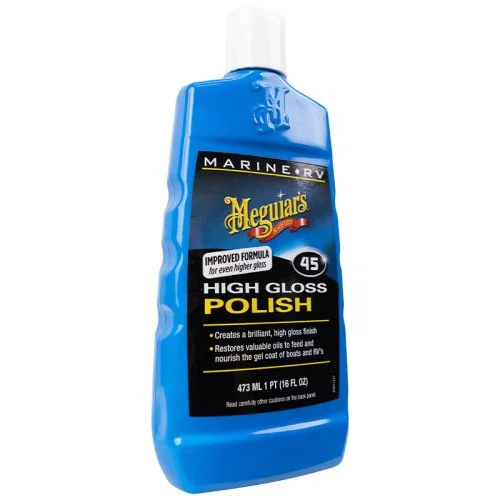 Pasta polish fin MEGUIARS Marine High Gloss Polish M4516MG, 473 ml, pentru ambarcatiuni