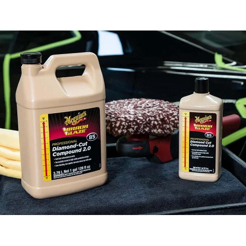 Solutie polish auto MEGUIARS 85 Diamond Cut Compound 2.0 M8501MG, 3.8 litri