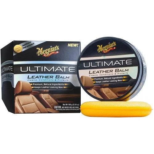 Solutie pentru hidratare piele MEGUIARS Ultimate Leather Balm G18905, 142 gr, cu aplicator
