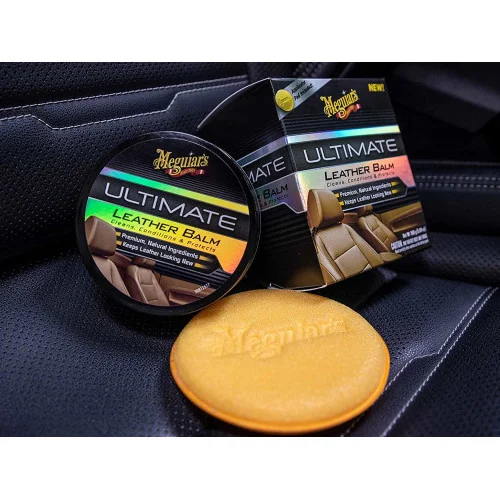 Solutie pentru hidratare piele MEGUIARS Ultimate Leather Balm G18905, 142 gr, cu aplicator