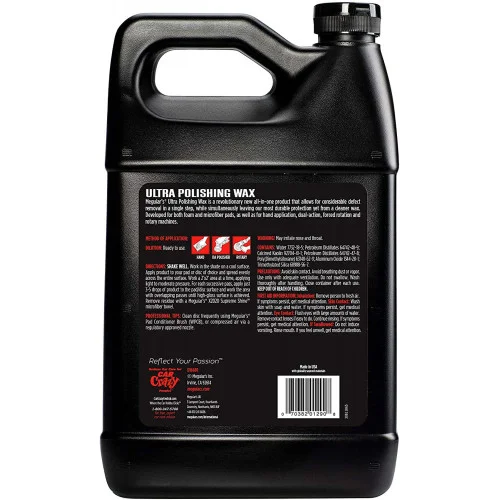 Polish cu ceara MEGUIARS Ultra Polishing Wax D166 D16601MG, 3.78 litri