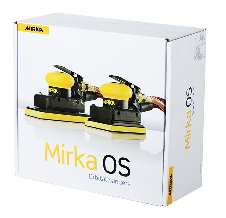 Masina de slefuit pneumatica MIRKA OS 383CV 8991500111MRK, 70 x 198 mm, orbitare 3 mm, 10000 rpm, adaptor aspirare