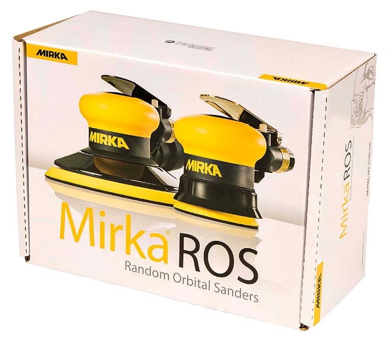 Masina de slefuit pneumatica, rotativa, MIRKA ROS 650CV 8993000111MRK, orbitare 5 mm, 12000 rpm, 481 l/min