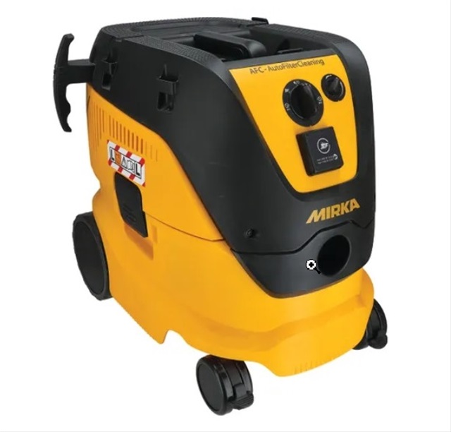 Aspirator profesional MIRKA 1230 L PC EU 8999100111MRK, 1200 W, 250 mbar, 4500 l/min, volum 30 litri, cu buton pentru curatare manuala