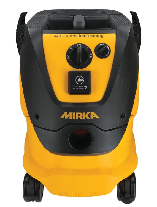 Aspirator profesional MIRKA 1230 L PC EU 8999100111MRK, 1200 W, 250 mbar, 4500 l/min, volum 30 litri, cu buton pentru curatare manuala