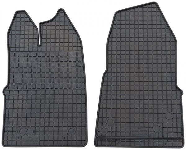 Set 2 covorase auto cauciuc PETEX 37210PX, pentru Ford Transit Custom, 2012-prezent