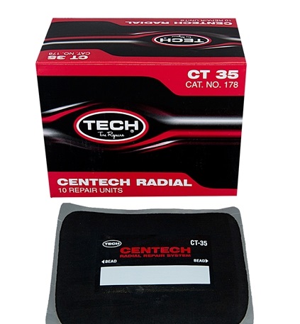 Set 10 petece radiale pentru anvelope TECH CT35 22-10-217, 125 x 150 mm