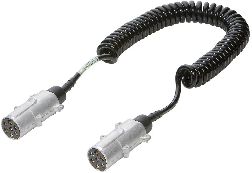 Cablu electric spiralat VIGNAL C7P 611140VIG, tip 24N, mare, metalic, ISO 1185, pentru remorci auto