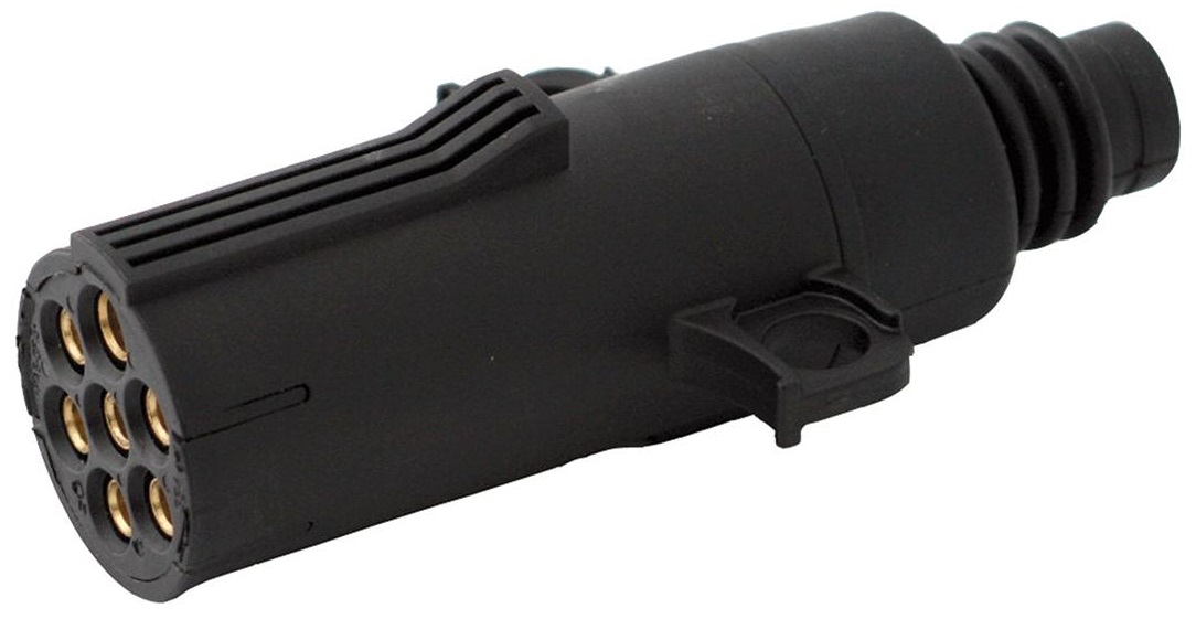 Cupla/stecher VIGNAL 611580VIG, 24V, 7 pini, aluminiu, tip N, ISO 1185