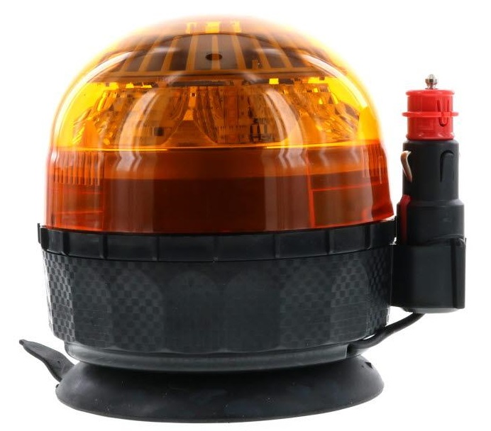 Girofar LED VIGNAL Venus D14730VIG, 10 - 30V, 9W, cu prindere magnetica, cablu retractabil, priza bricheta, 154 x 148 mm