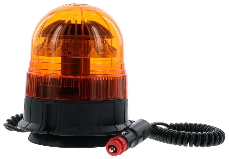 Girofar LED VIGNAL Vega D14509VIG, 10 - 30V, 9W, cu prindere magnetica, cablu spiralat, priza bricheta, 168 x 142 mm