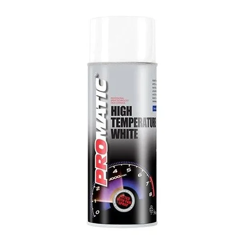 Spray vopsea auto, rezistenta temperatura, PROMATIC HTW400, alb, 400 ml