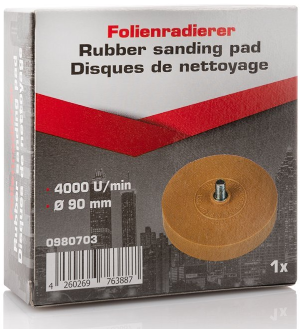 Radiera curatat adeziv SERWO 0980703SRW, 87 mm, turatie maxima 4000 rpm