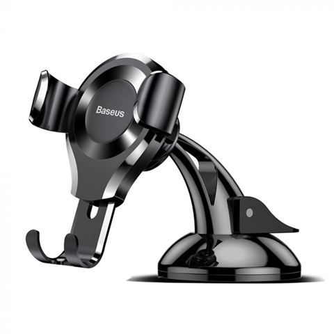 Suport auto magnetic BASEUS 6953156268760AE, negru, prindere cu ventuza pe bord