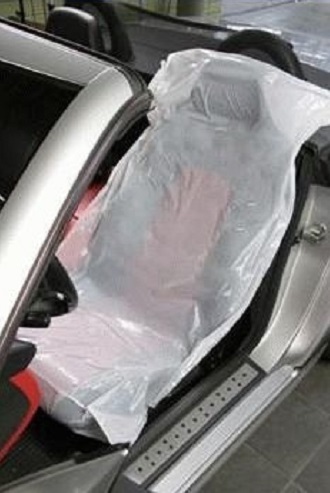 Set 500 huse protectie scaune auto SERWO 0990220, 82 x 135 cm, plastic