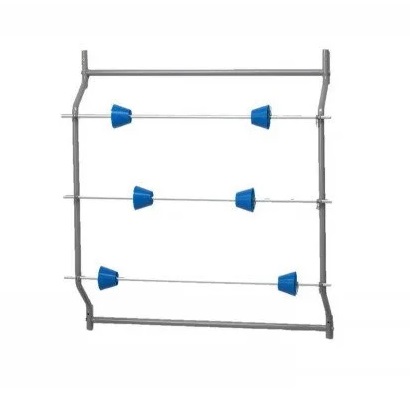 Stand de perete triplu SERWO 0960673, pentru atelier vopsitorie