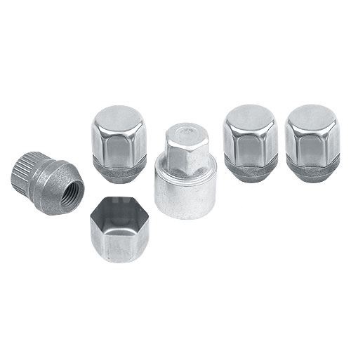 Set suruburi antifurt roti SICURIT MN415, M14 x 1.50, hexagon, cheie 17, din otel zincat
