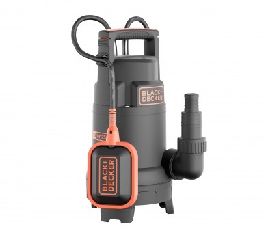 Pompa submersibila BLACK & DECKER BXUP750PTE, pentru apa murdara, 750 W, 13000 l/h, 0.8 bar, inaltime refulare 8 m