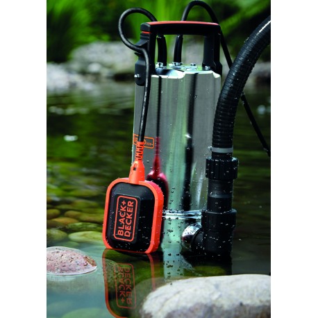 Pompa submersibila BLACK & DECKER BXUP750XCE, pentru apa curata, 750 W, 11000 l/h, 0.8 bar, inaltime refulare 8.5 m
