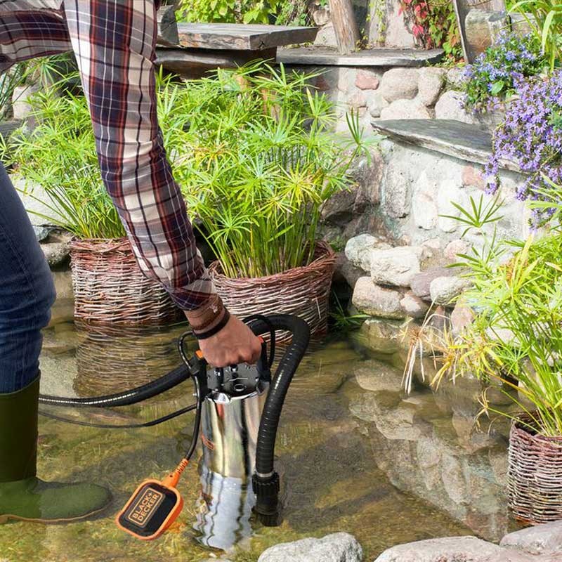 Pompa submersibila BLACK & DECKER BXUP1100XDE, pentru apa murdara, 1100 W, 16500 l/h, 1.05 bar, inaltime refulare 10.5 m