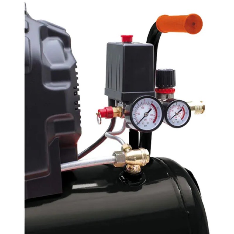 Compresor cu ulei BLACK & DECKER BD 205/24, 24 litri, 1500 W, 2 CP, 210 l/min, 8 bar