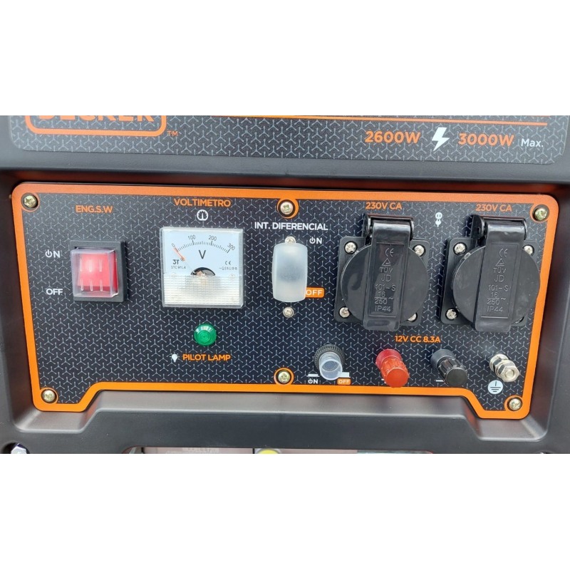 Generator de curent electric BLACK & DECKER BXGNP3000E, 3000 W, 4 timpi, 208 CC, 7 CP, rezervor combustibil 15 litri