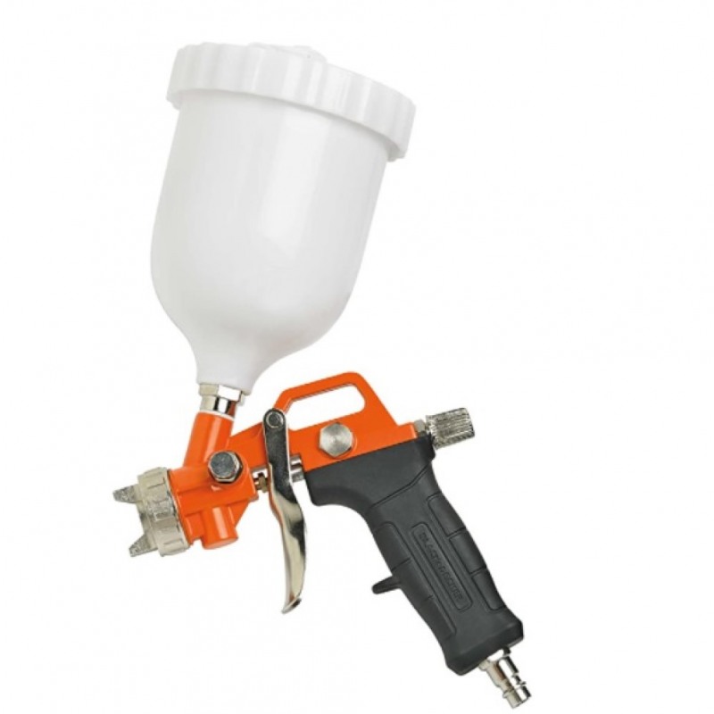 Kit 4 accesorii compresor BLACK & DECKER 9045851BND, pistol de vopsit, pistol de umflat, pistol de suflat, furtun 5 m, spiralat