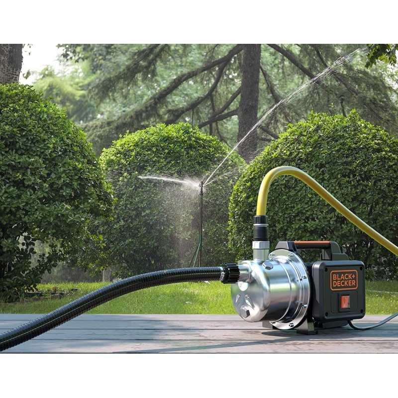 Pompa de suprafata BLACK & DECKER BXGP800XE, 800 W, 3500 l/h, 3 bar, inaltime refulare 38 m, adancime absorbtie 8 m